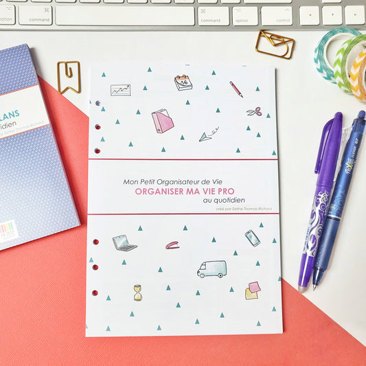 Organiser ma vie pro - recharge pour agenda A5