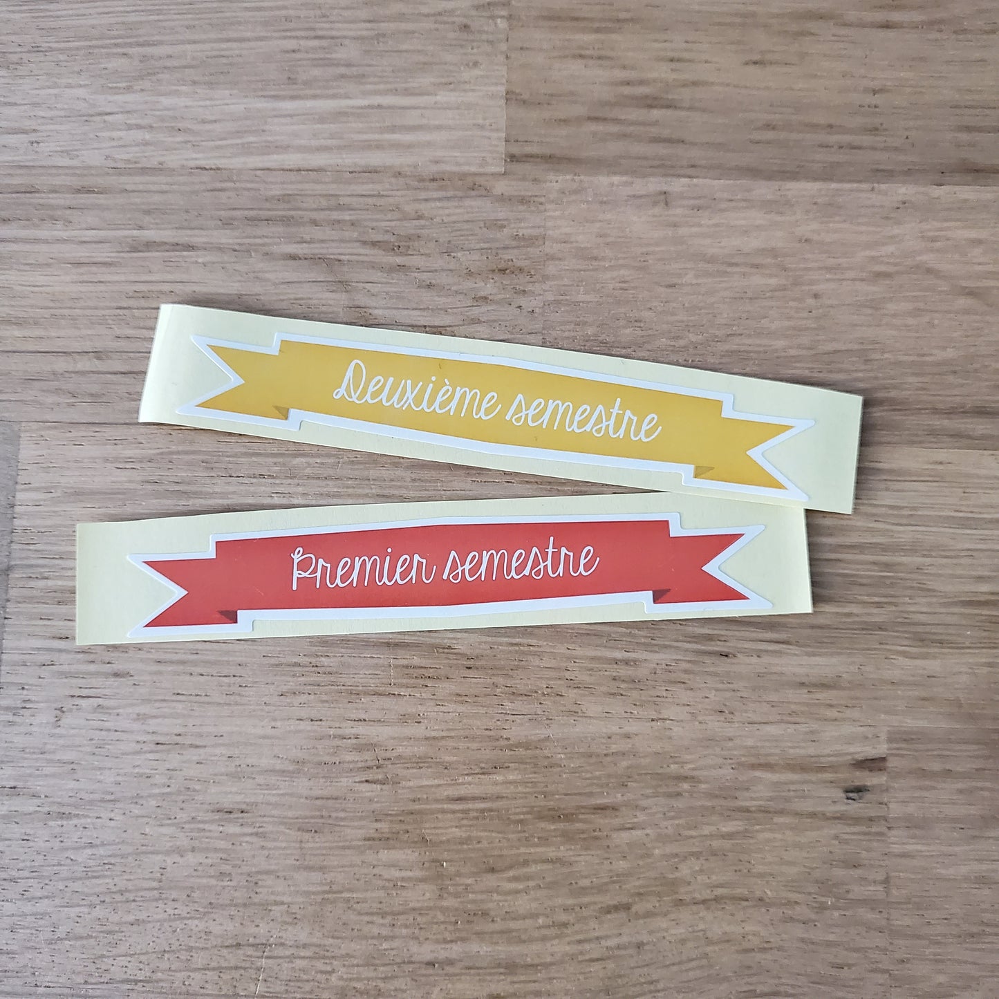 Planches d'étiquettes pour agenda