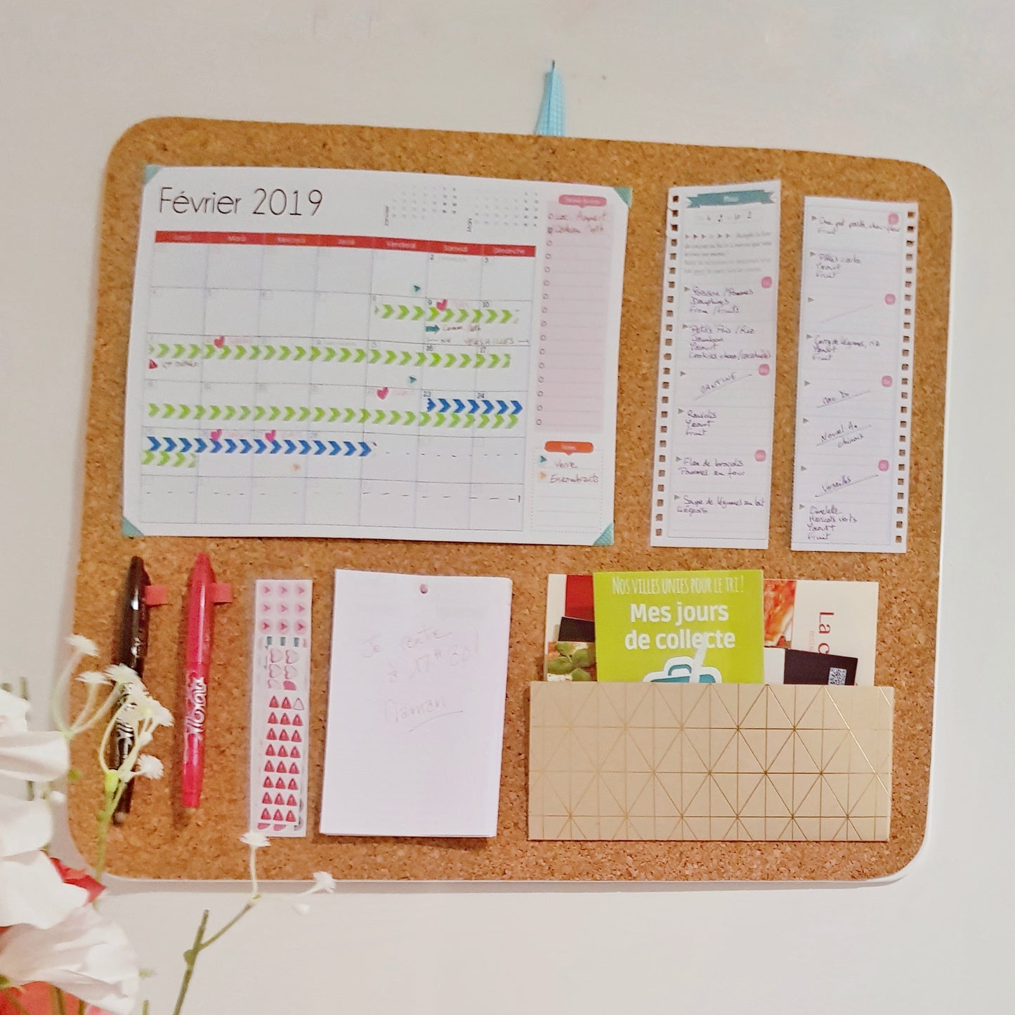 Tableau de commande familial - les plannings mensuels 2019 à télécharger