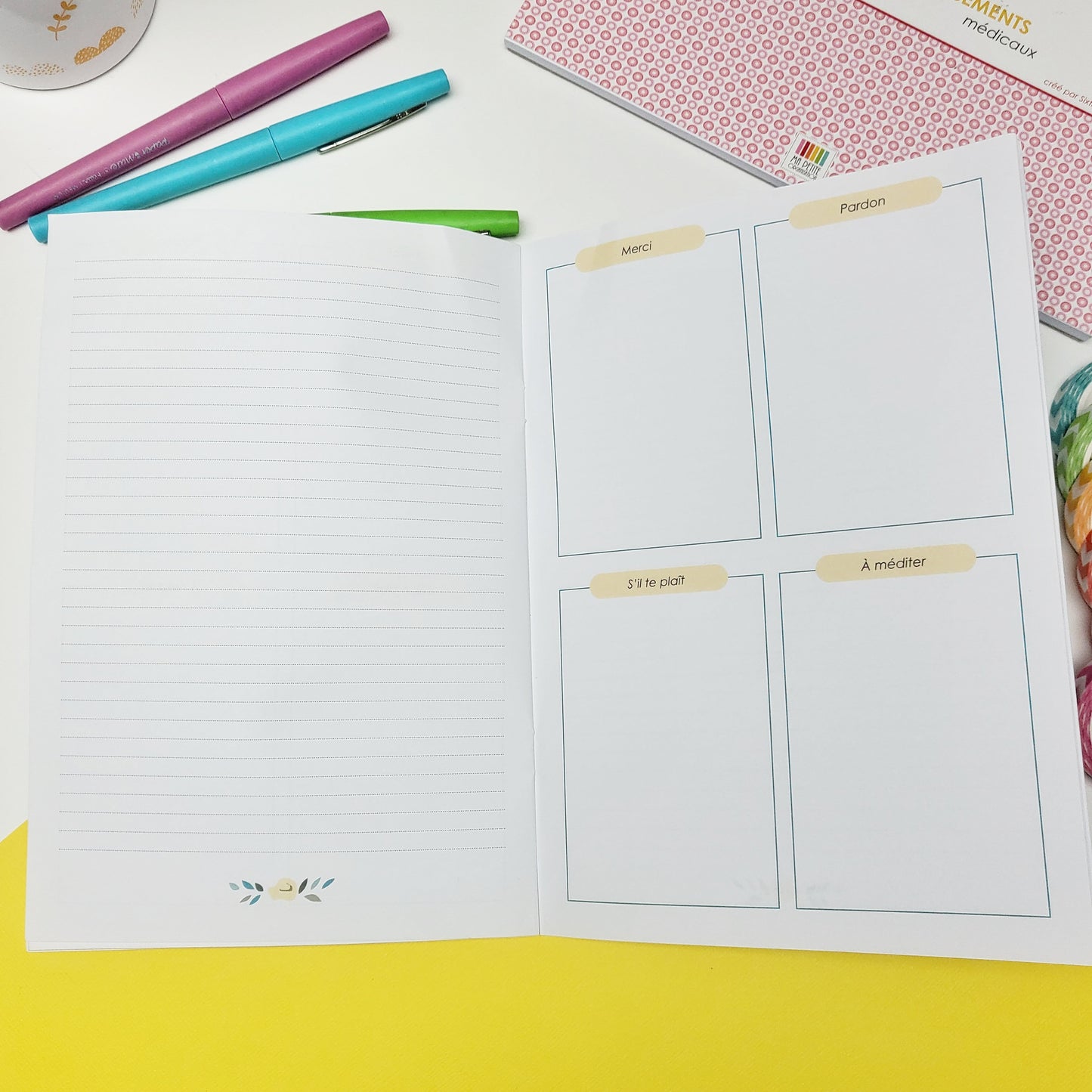 Carnet A5 - Prières et pensées