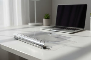 Classeur A5 transparent minimaliste