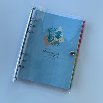 Classeur A5 transparent minimaliste