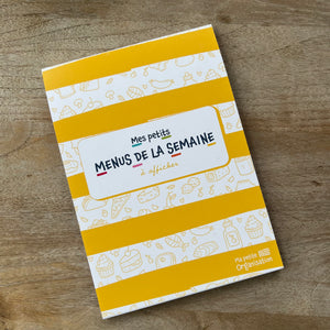 Bloc-notes A5 - Menus de la semaine