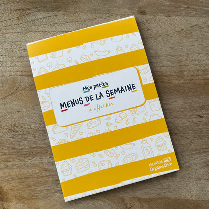 Bloc-notes A5 - Menus de la semaine