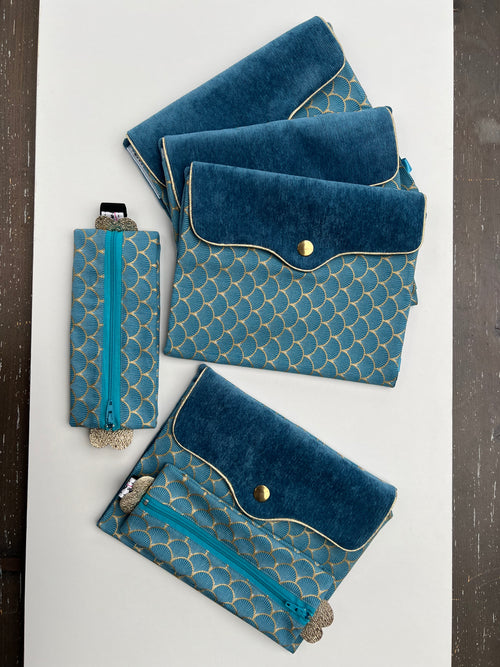 Trousse élastiquée pour agenda ou planner A5