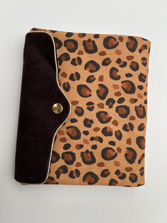 Protège agenda A5 tissu fait main