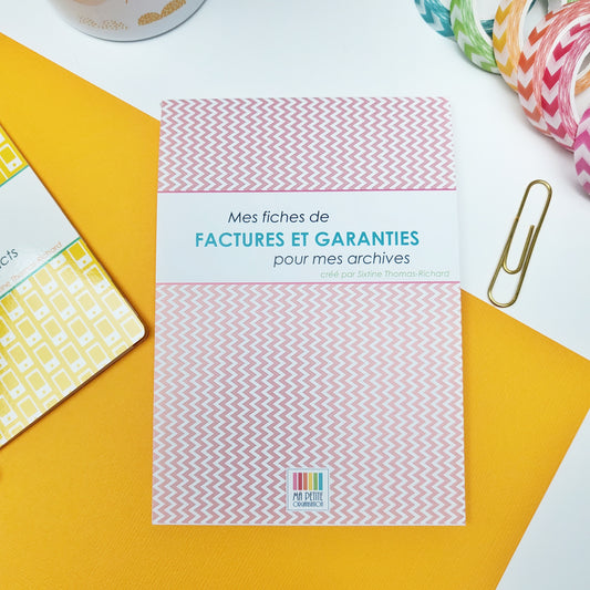 Bloc-notes A6 - Factures et garanties