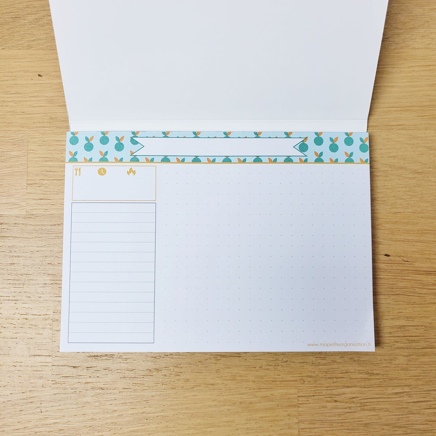 Bloc-notes A6 - Recettes
