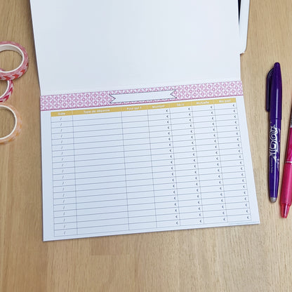 Bloc-notes A5 - Suivi de remboursements médicaux