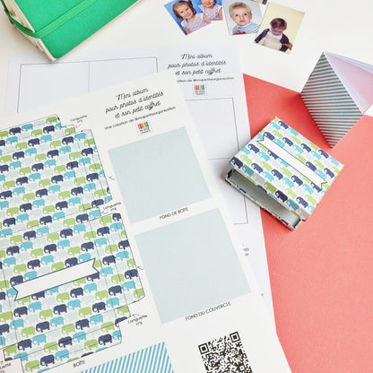Boîte et mini-album à fabriquer
